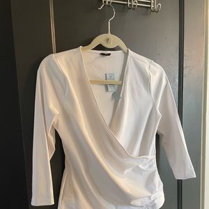 White wrap top - New